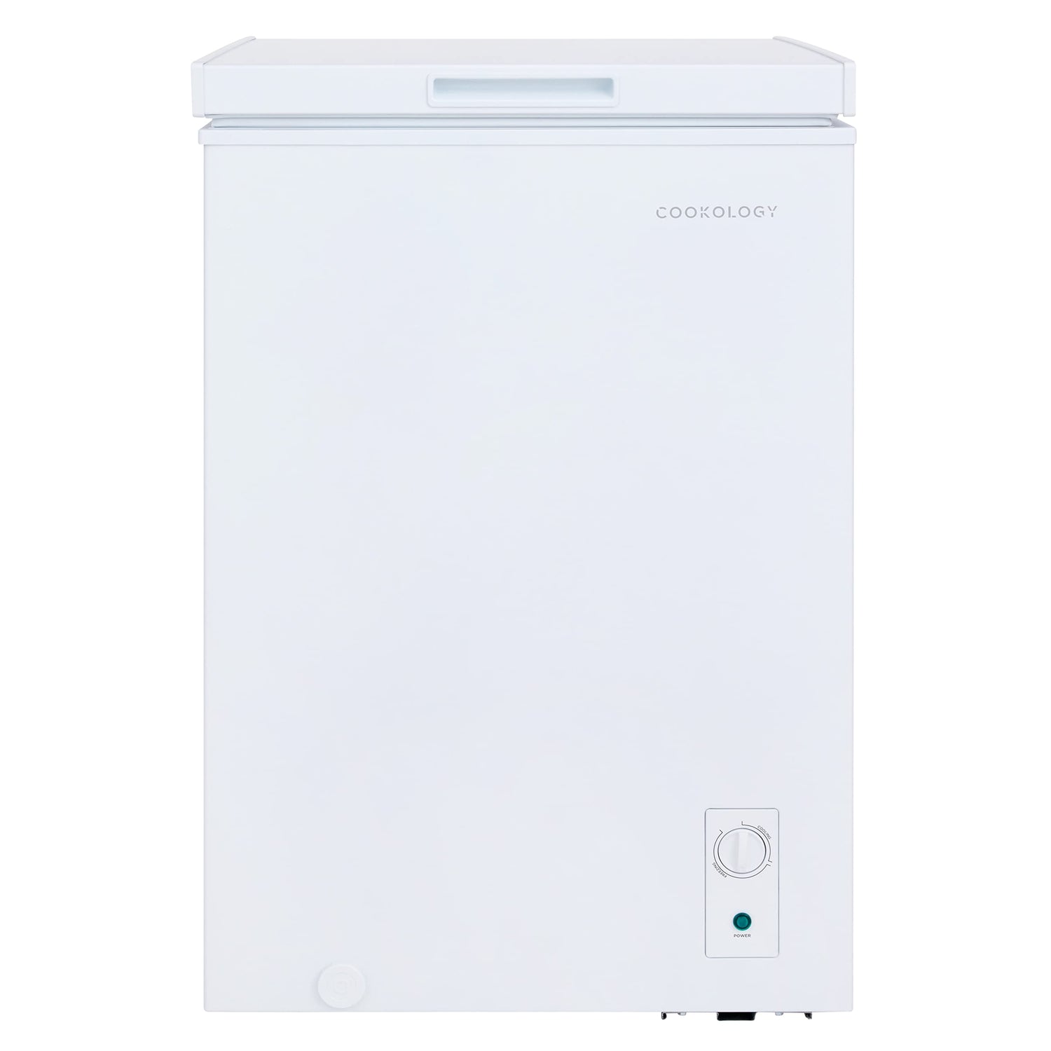 Cookology CCFZ99WH Freestanding Chest Freezer in White - 99 Litre Capacity - Suitable for Outbuildings