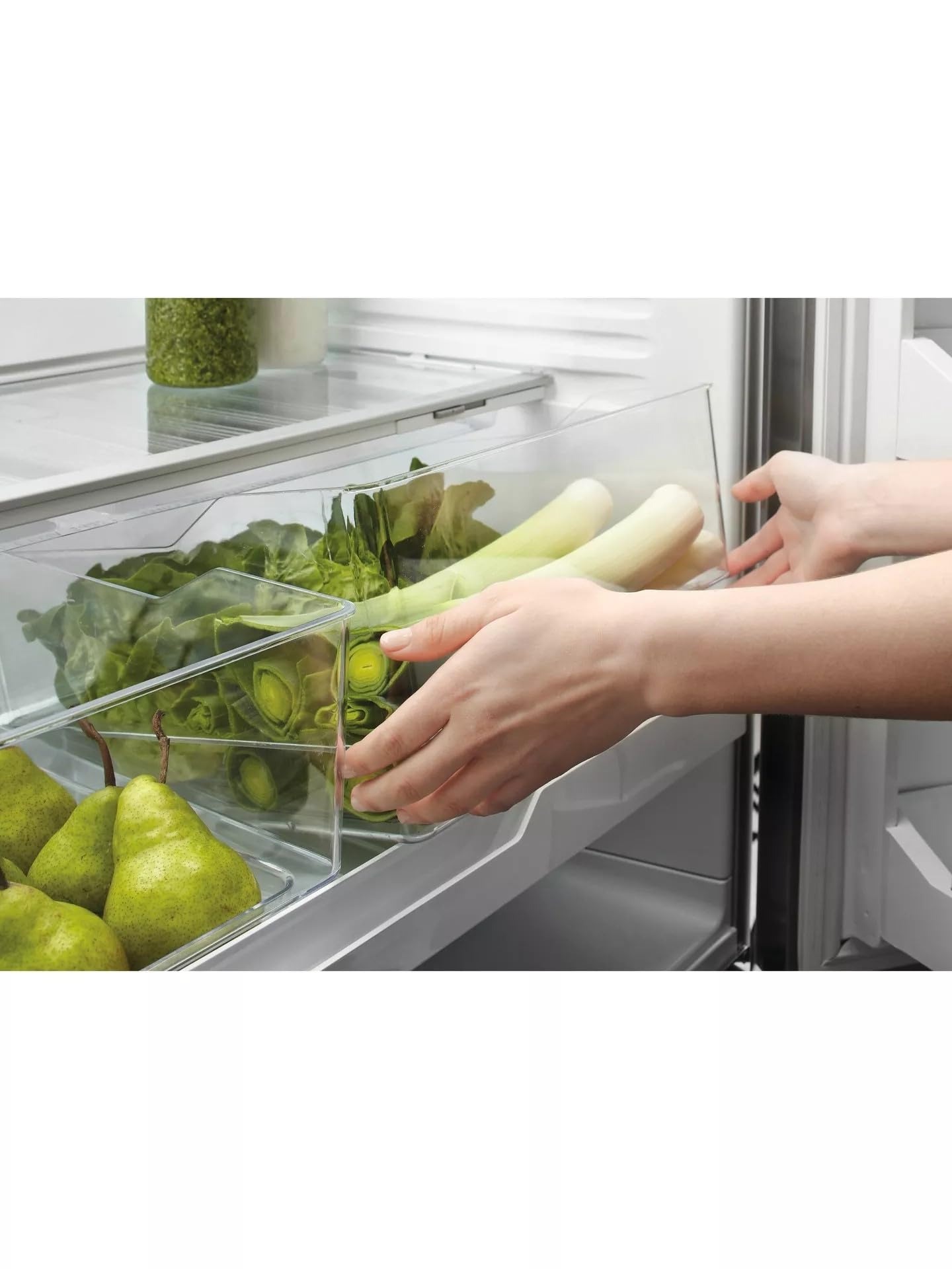 569L French Door Freestanding Fridge Freezer, Stainless Steel, Frost Free, E Energy Rating